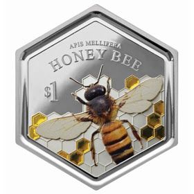 moneda de abeja nueva zelanda